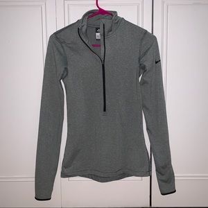 Nike dri fit quarter zip up jacket